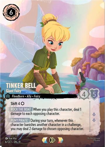 《英語版》《FOIL》Tinker Bell - GiantFairy[P][スティール][6/CC1 EN-9](プロモ)